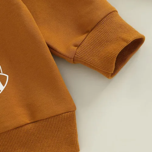 Vista 6 de Sudadera de fútbol americano para el día del partido de fútbol americano para bebés, niños y niñas, ropa de otoño