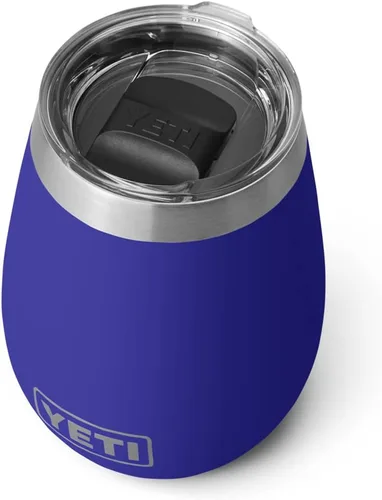 Vista 30 de YETI Rambler - Vaso de vino de 10 onzas, aislado al vacío, de acero inoxidable con tapa MagSlider, color azul marino