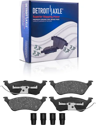 Vista 144 de Detroit Axle - Pastillas de freno traseras para Toyota Prius 2012-2015 Prius Plug-In 2017-2018 Corolla iM 2016 Sion iM 2011-2017 Lexus CT200h
