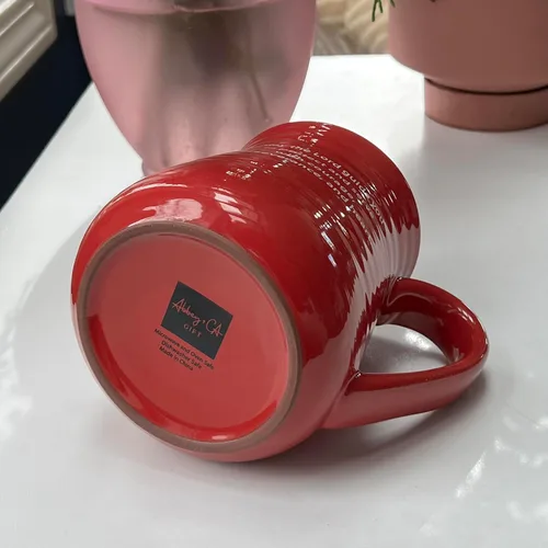 Vista 6 de Abbey Gift - Taza de cerámica para bomberos, color rojo y marrón, 4.8 pulgadas