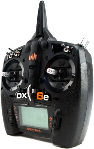 Vista 2 de Spektrum DX6e Transmisor de Radio RC DSMX de 6 Canales 2.4GHz Solo (Sin Receptor) con Memoria de 250 Modelos Telemetría Enlace de Entrenador