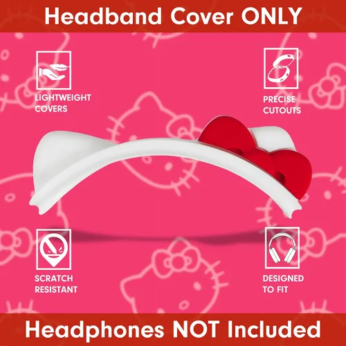 Vista 3 de Sonix x Sanrio - Funda de diadema de Hello Kitty para AirPods Max, accesorio protector de silicona con orejas de gato para auriculares Compatible