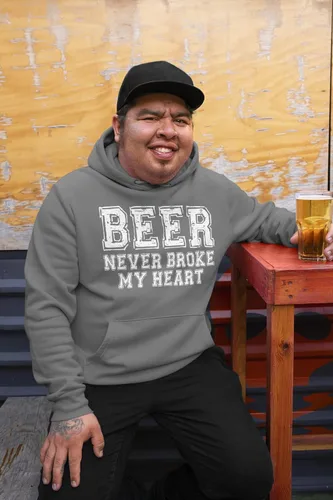 Vista 4 de Expression Tees Beer Never Broke My Heart - Camiseta sin mangas con espalda cruzada para mujer