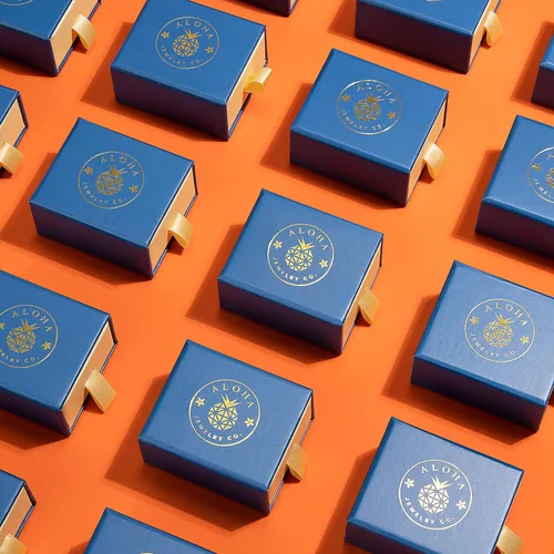 Vista 6 de Plata de Ley Creado Azul Ópalo judía estrella de David Colgante con cadena de caja de 18