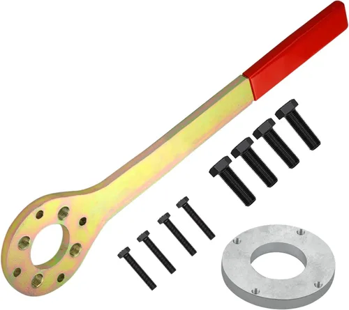 Vista 2 de Herramienta de soporte de polea de manivela para motores Subaru EJ reemplazar 499977000 Kit Crank pulley holder tool for Subaru EJ engines.