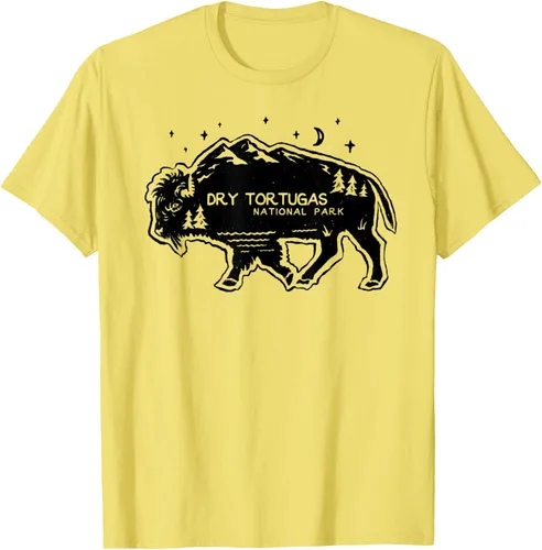 Vista 26 de Camiseta Dry Tortugas National Park Buffalo FL Cutout Florida, Blanco, S