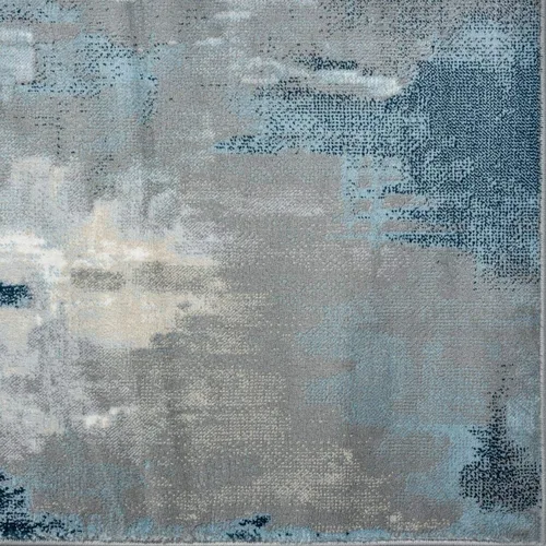Vista 6 de LUXE WEAVERS Olimpia Collection 6623 - Alfombra abstracta moderna de 8 x 12 pulgadas, color azul