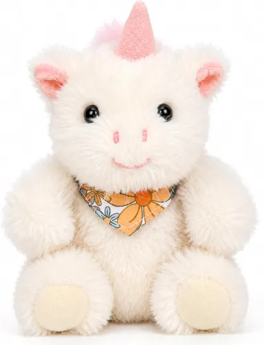 Vista 10 de Juguete de peluche suave de ratón sentado, azul