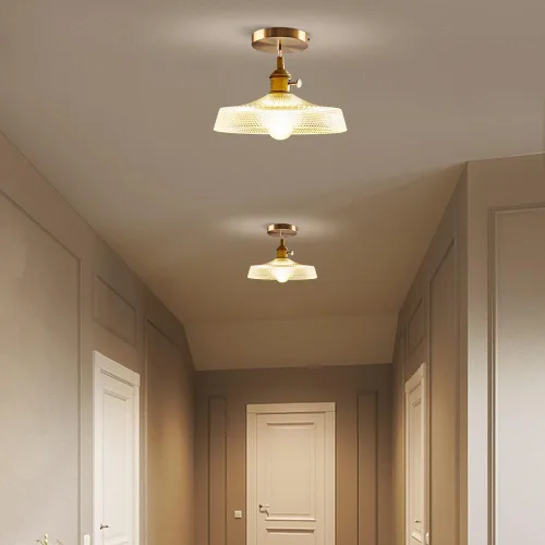 Vista 2 de Sedelan Lámpara Colgante de Vidrio, Iluminación Colgante Vintage, Iluminación Colgante de Cocina Sobre Isla Pasillo Dormitorio Lámpara Colgante