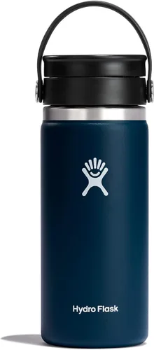 Vista 40 de Hydro Flask Flex Sip - Vaso de café de acero inoxidable aislado, antiderrames, a prueba de fugas, taza de café de viaje, 16 onzas, verde agave