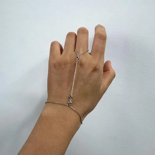 Vista 75 de Pulsera de plata de ley 925 para mujer, pulsera de mano para mujer, pulseras esclavas de 7 a 9 pulgadas ajustable