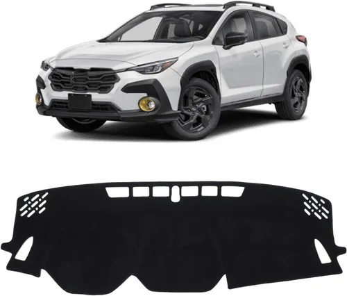 Vista 43 de KUST Funda negra para salpicadero compatible con Tesla Modelo Y Modelo 3 2017-2023, accesorios para el modelo Y Modelo 3, tapete antideslizante