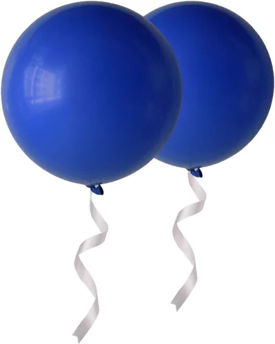 Vista 29 de Globos redondos gigantes de 24 pulgadas, paquete de 10 globos de látex negro para sesiones de fotos, bodas, baby shower, decoraciones de fiesta