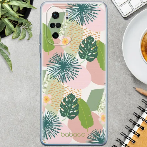 Vista 3 de BABACO ERT Group Mobile Phone case for Xiaomi MI 11i/ REDMI K40/K40 PRO/Poco F3/ F3 PRO Original and Officially Licensed Pattern Plants 012 adapted
