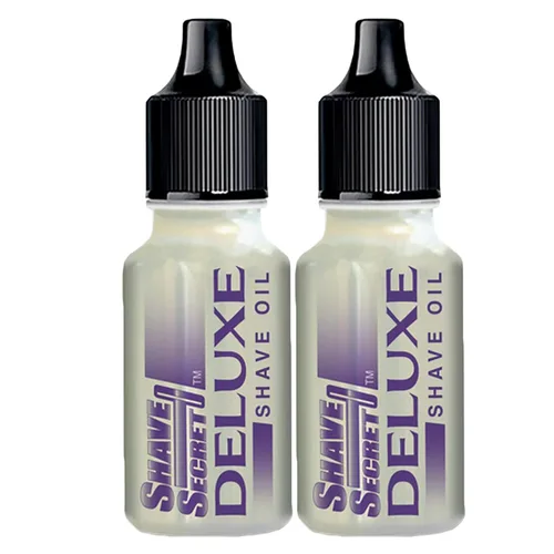 Vista 6 de SHAVE SECRET ACEITE DE AFEITAR DE LUJO - 0.6 fl oz (paquete de 4)