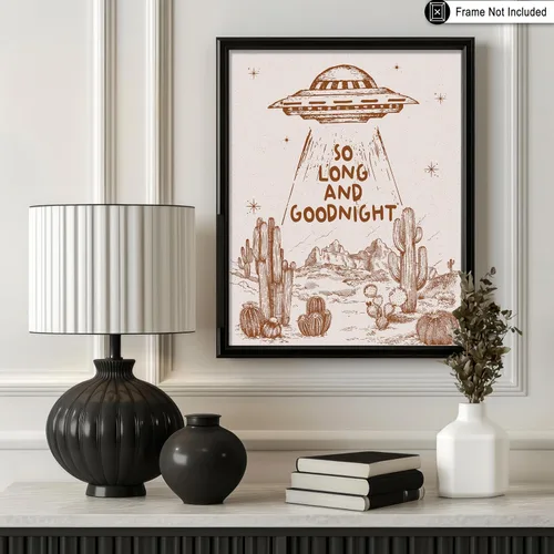Vista 15 de Poster Master Póster de You've Yeed Your Last Haw - Impresión retro de vaquero marrón - Arte occidental - Arte moderno - Arte del salvaje oeste