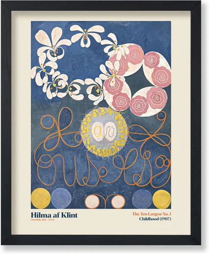 Vista 31 de Poster Master Póster de ilustración vintage, impresión retro moderna, los diez más grandes n.º 1, infancia, flor, abstracto, regalo para artista