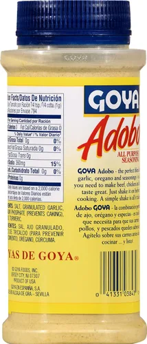 Vista 3 de Goya Foods Adobo - Condimento multiusos sin pimienta, 28 onzas (paquete de 12)