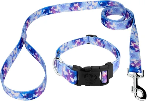 Vista 8 de Country Brook Petz - Collar y correa de perro de dinosaurios de lujo - Colección Critter Corner con diseños temáticos de criaturas (1/2 pulgada, 2XS)