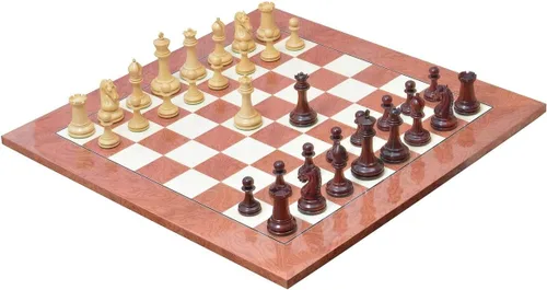 Vista 5 de CHESSBAZAAR Piezas de ajedrez The Sinquefield Cup 2017 Reproducido 3.75" King Original Craftsman Juego de Ajedrez Doble Pesado Piezas Bud