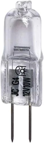 Vista 3 de Vstar Q20/G4/CL/12V, 10 vatios, tipo T3 JC, 12 voltios, transparente, base bipin G4, bombilla halógena (paquete de 20) Vida útil de 2000 horas