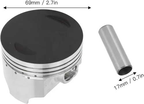 Vista 3 de Kit de anillo de pistón, kit de anillo de pasador de pistón de aleación de acero de repuesto para motor CB250 chino Pit Dirt Trail Motor Bike ATV
