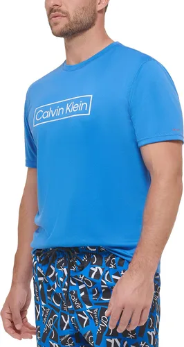 Vista 2 de Calvin Klein Manga corta ligera de secado rápido para hombre protección UPF 40