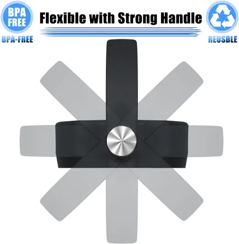 Vista 2 de Tapa aislante para Hydroflask de boca ancha, 32, 40, 64 onzas, mango flexible superior para accesorios de tapa Hydro Flask y ThermoFlask, Simple
