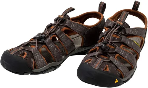 Vista 13 de KEEN Clearwater CNX - Sandalias ligeras para hombre con puntera cerrada, senderismo y agua Capitán del cielo/Negro