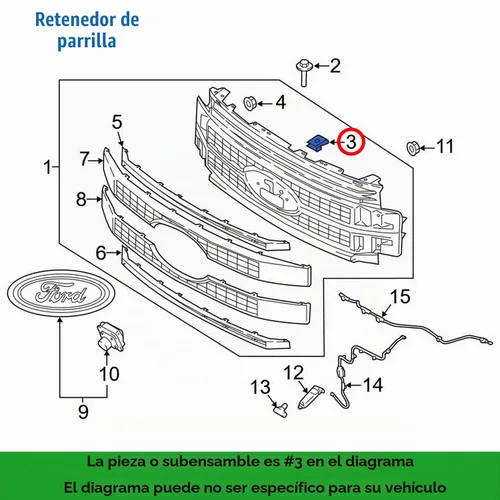 Vista 5 de 30 unids consola central Radio DVD Dash Panel interruptor bisel clip cuerpo Trim Retenedor para Ford W714972-S300, GM 94748652