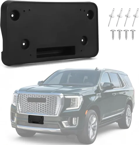 Vista 51 de Marco de matrícula frontal compatible con Chevy Colorado ZR2 2023 2024 2025, soporte de montaje para marco de matrícula, repuesto # 85553155