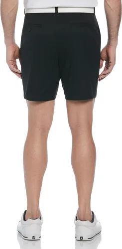 Vista 2 de PGA Tour Men's 7” Flat Front Performance Stretch Golf Shorts with Active Waistband Caviar