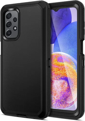 Vista 14 de Jiunai Funda para Samsung A16, a prueba de golpes, antipolvo, protección resistente, de doble capa, borde elevado, para exteriores, híbrida