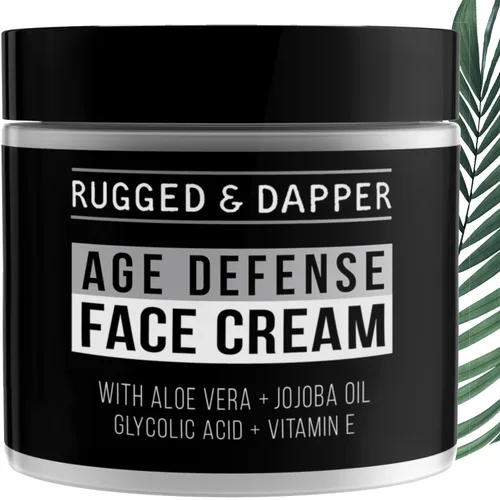 Vista 10 de Rugged & Dapper–Crema facial hidratante para hombres–4 onzas–Crema facial de uso diario antiarrugas y loción para después de afeitar con karité