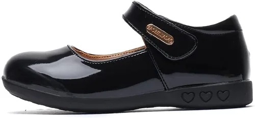 Vista 2 de Mary Jane - Zapatos de uniforme escolar, zapatos Oxford, color negro con lazo para niñas (niño pequeñoniño grande)