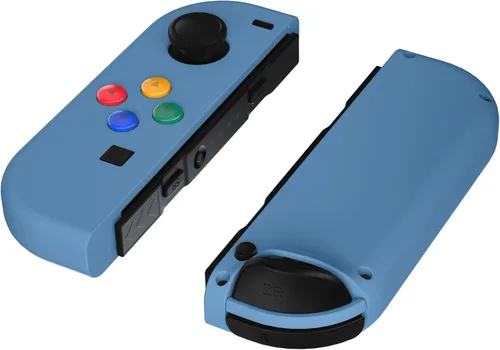 Vista 3 de eXtremeRate - Carcasa de control portátil Joy-Con con set de botones completo repuesto de carcasa hazlo tú mismo para control de Nintendo Switch