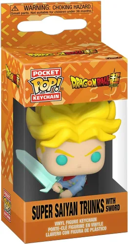 Vista 2 de Funko Pop! Llavero Dragon Ball Super - Traje de baño Super Saiyan con espada