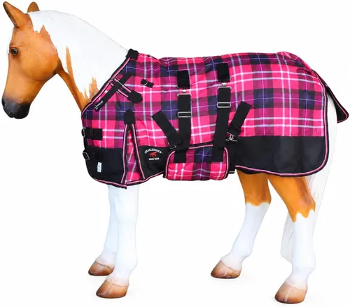 Vista 8 de CHALLENGER 1200D Foal Winter Blanket Miniature Pony Donkey Bellyband Turquoise Rustic Púrpura Rosa Ombre