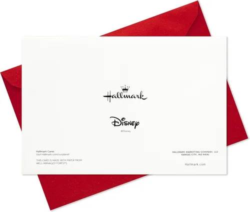 Vista 7 de Hallmark Disney - Tarjetas de Navidad en caja, Mickey Mouse y sus amigos (16 tarjetas y 17 sobres) (1XPX5519)