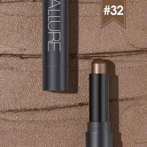 Vista 3 de FOCALLURE - Sombra de ojos en barra cremosa, brillante y mate, lápiz iluminador suave para mujeres, maquillaje de sombra de ojos y delineador