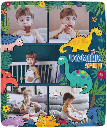 Vista 21 de Artsadd Mantas personalizadas con nombre para bebés niños y niñas, mantas de bebé personalizadas con nombre, manta personalizada para niños