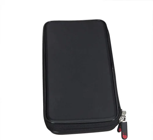 Vista 4 de Hermitshell Funda rígida de viaje para Apple Magic Keyboard MLA22LL/A + Trackpad 2 MJ2R2LL/A + Mouse Bluetooth (PU, negro) (paquete de 3)