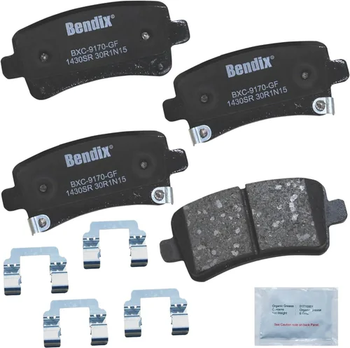 Vista 224 de Bendix Priority1 CFC154 - Juego de pastillas de freno de disco para Avanti II, Century, LeSabre, Regal, Riviera, chasis comercial, DeVille