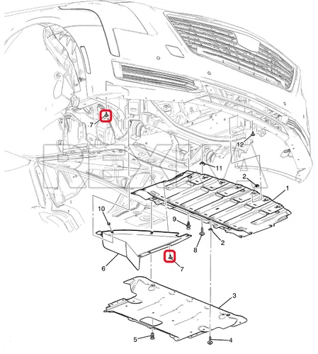 Vista 7 de Rexka 20 piezas de pernos de protección contra salpicaduras para guardabarros 11548270 Compatible con GM Chevrolet Camaro Colorado Cruze Equinox