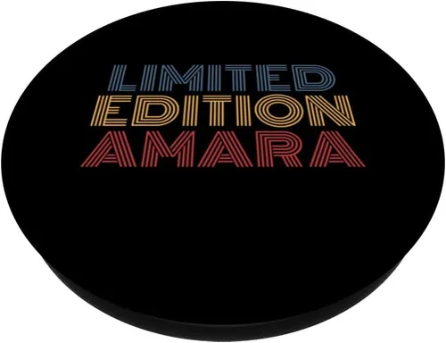 Vista 2 de Amara Limited Editon Nombre personalizado divertido PopSockets intercambiables PopGrip