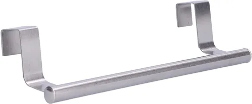 Vista 4 de Garosa Toallero de baño de acero inoxidable para colgar, sin perforaciones, hebilla colgante, soporte para toallas de cocina, barras individuales