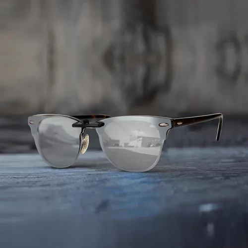 Vista 2 de Gafas de sol polarizadas CLIP-ON para Ray-Ban Clubmaster RB5154 (RX5154) 51-21-145
