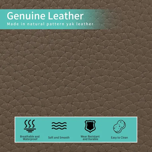 Vista 6 de Cartera de mujer con bloqueo RFID, cartera de piel auténtica, cartera de gran capacidad para mujeres con múltiples tarjeteros y compartimento