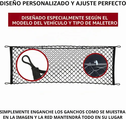 Vista 3 de Red envolvente de carga para Chevrolet Camaro 2010 2011 2012 2013 2014 2015