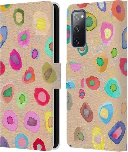 Vista 69 de Head Case Designs Officially Licensed Ninola Ditsy Flowers Yellow Nature Bold Leather Wallet Case Compatible with Samsung Galaxy A07 4G